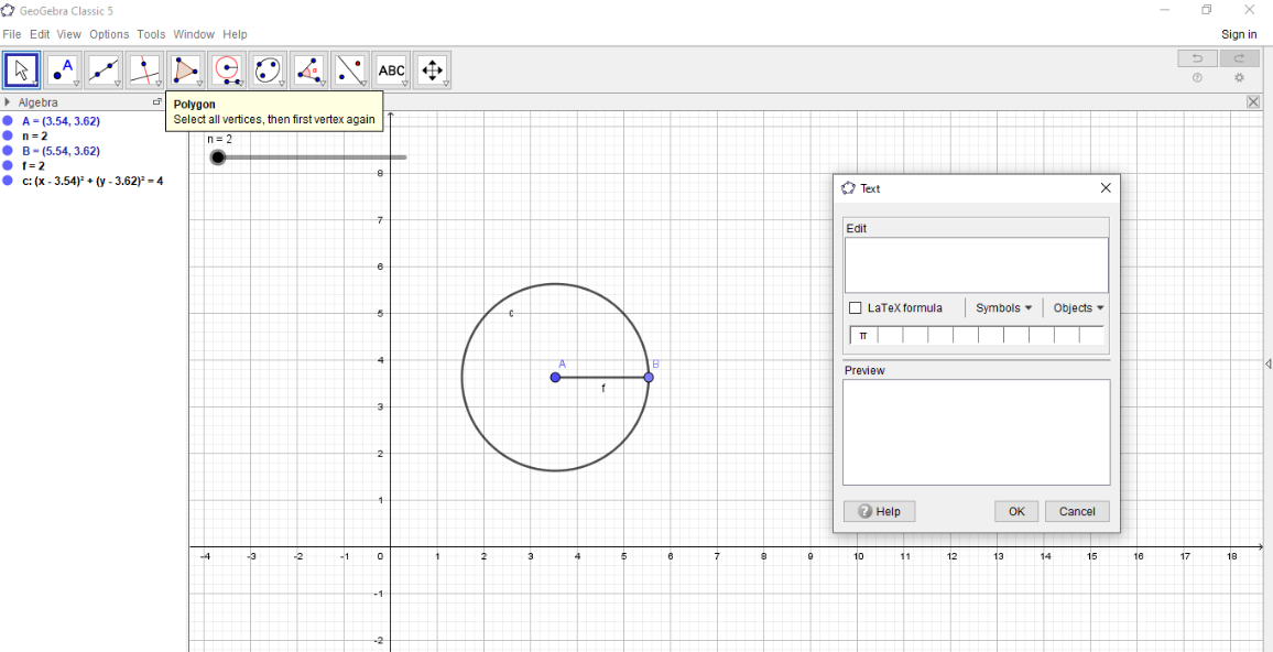 Step-8: Select the Text box from the below menu and click on the screen.You will find a text box on the screen.