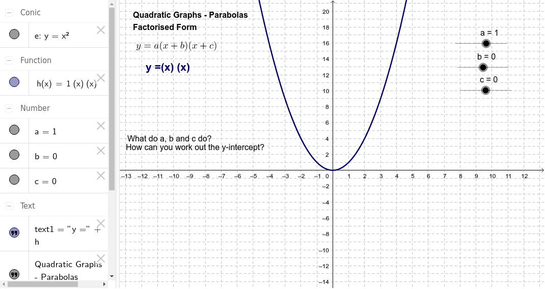 GeoGebra Applet