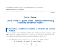 CCSS Teoría - 6 - punto crítico - condición necesaria y suficiente de extremo relativo.pdf
