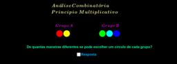 Análise Combinatória & Binômio de Newton