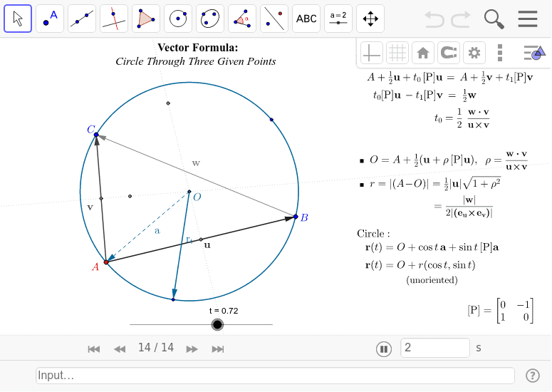 GeoGebra Applet