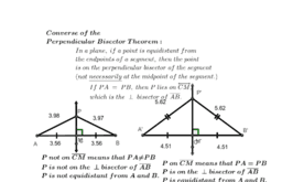 Perpendicular best sale bisector converse