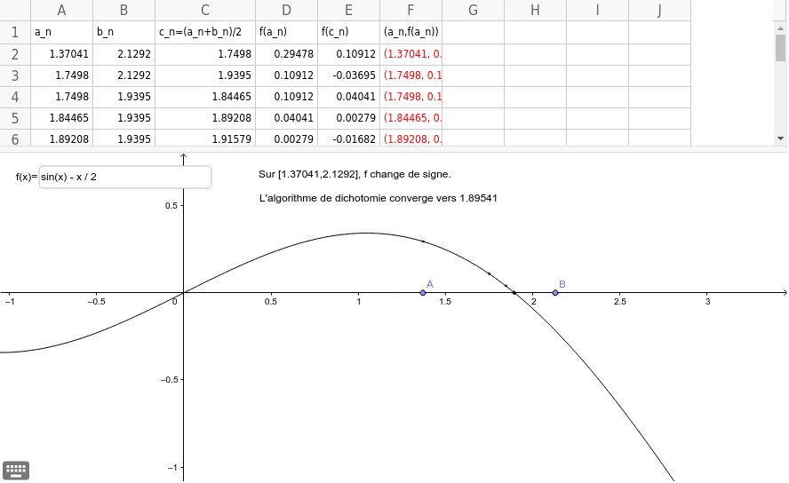 GeoGebra Applet
