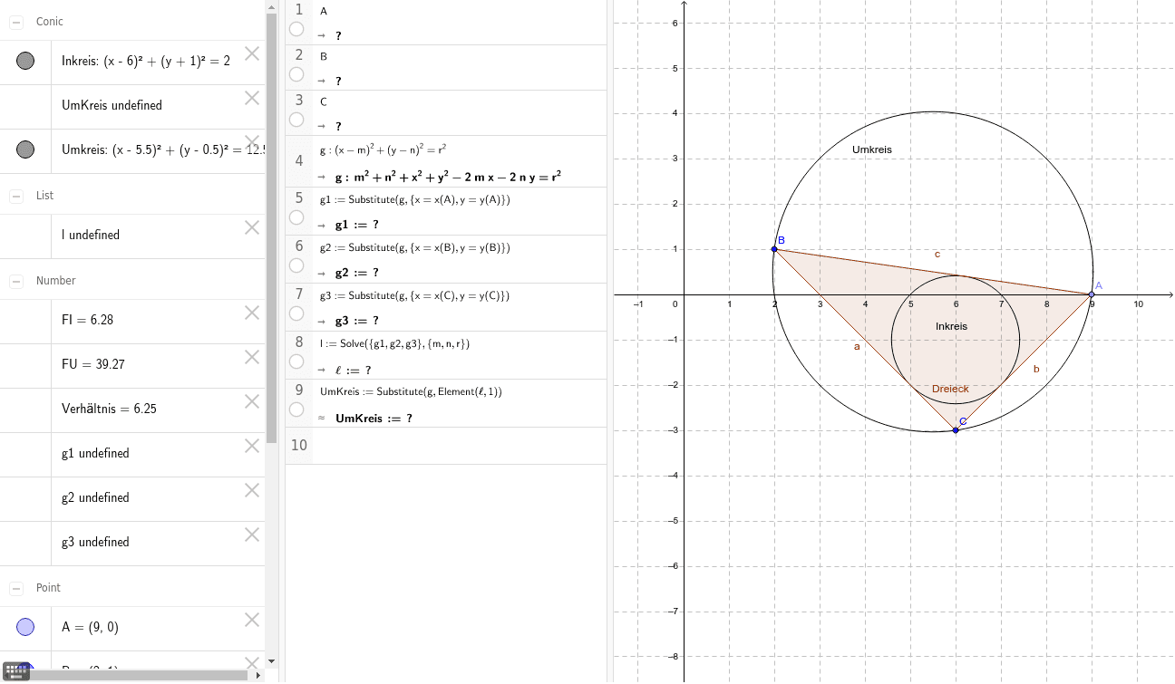GeoGebra Applet