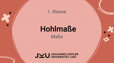 Hohlmaße 