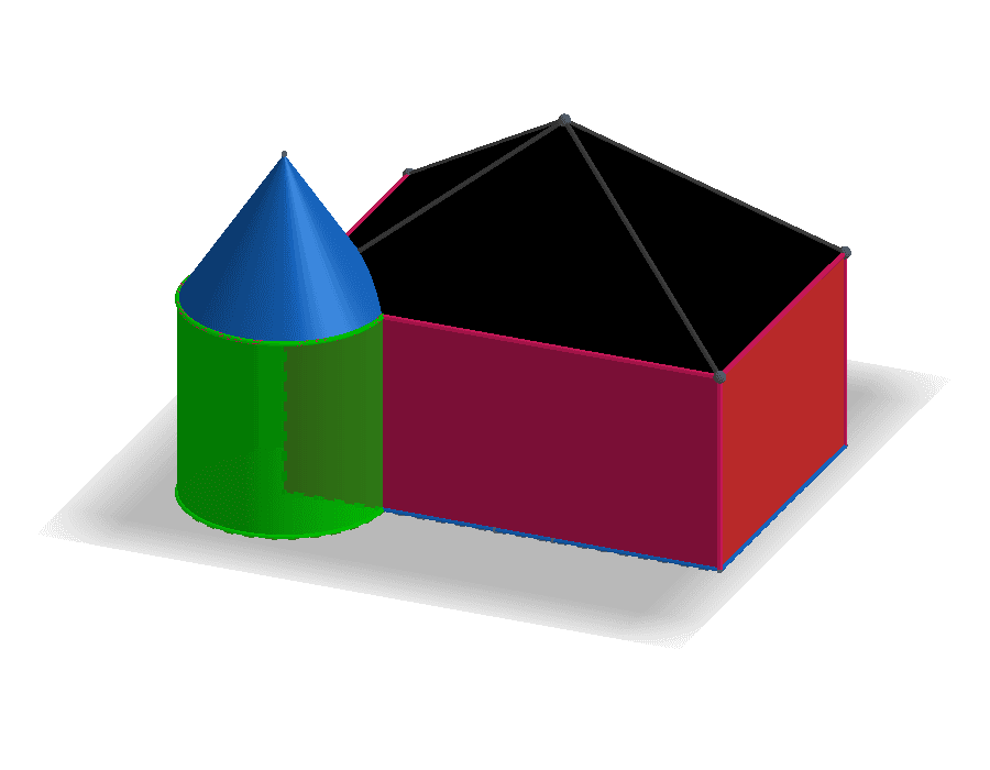 Un Château en solides – GeoGebra