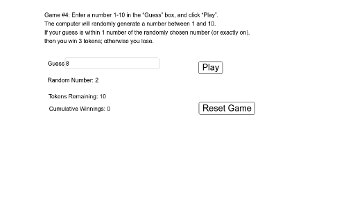 Game #4 – GeoGebra