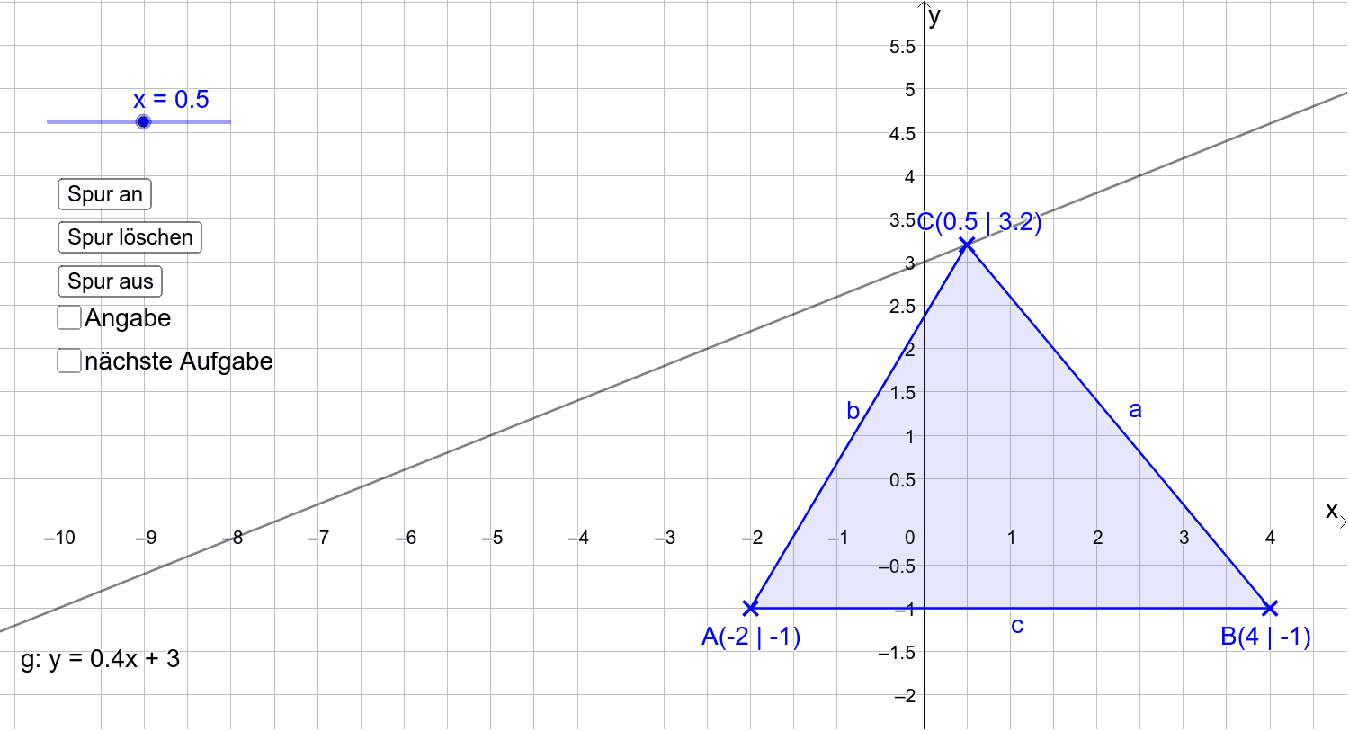 GeoGebra Applet