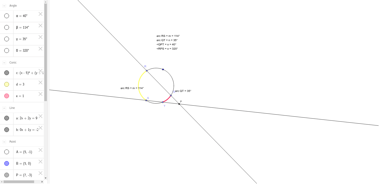 GeoGebra Applet