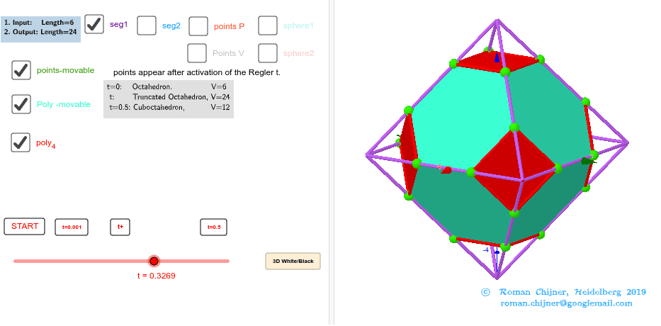 Truncated Octahedron. – GeoGebra