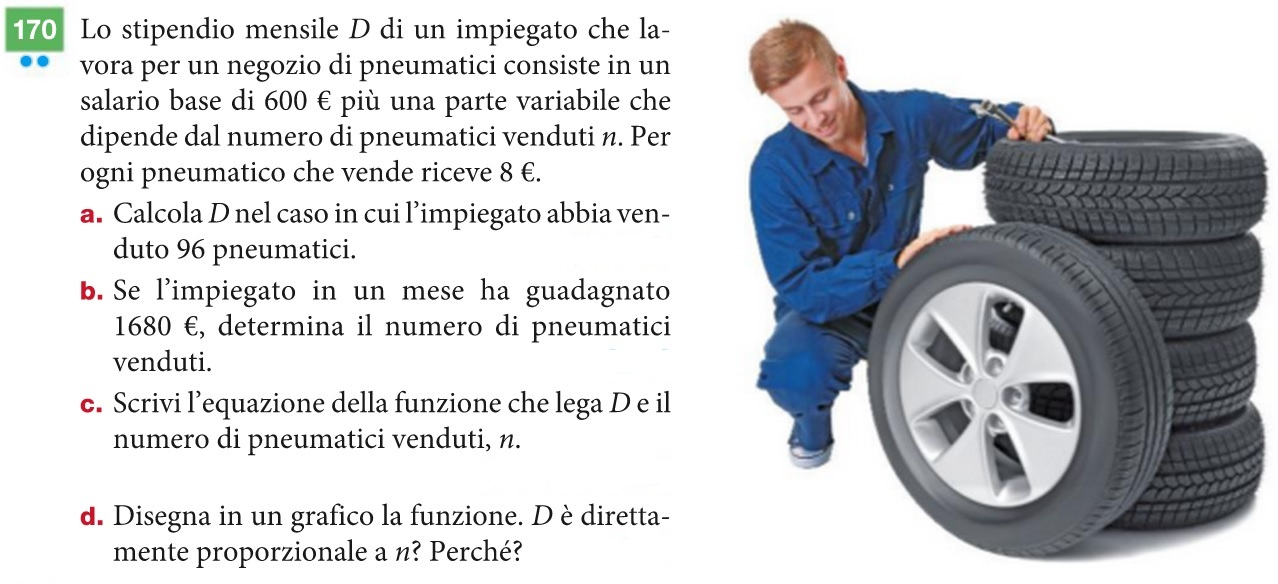 Esercizio 170 pagina 425 - dal testo "Pensaci!" ed.verde vol.1 Zanichelli