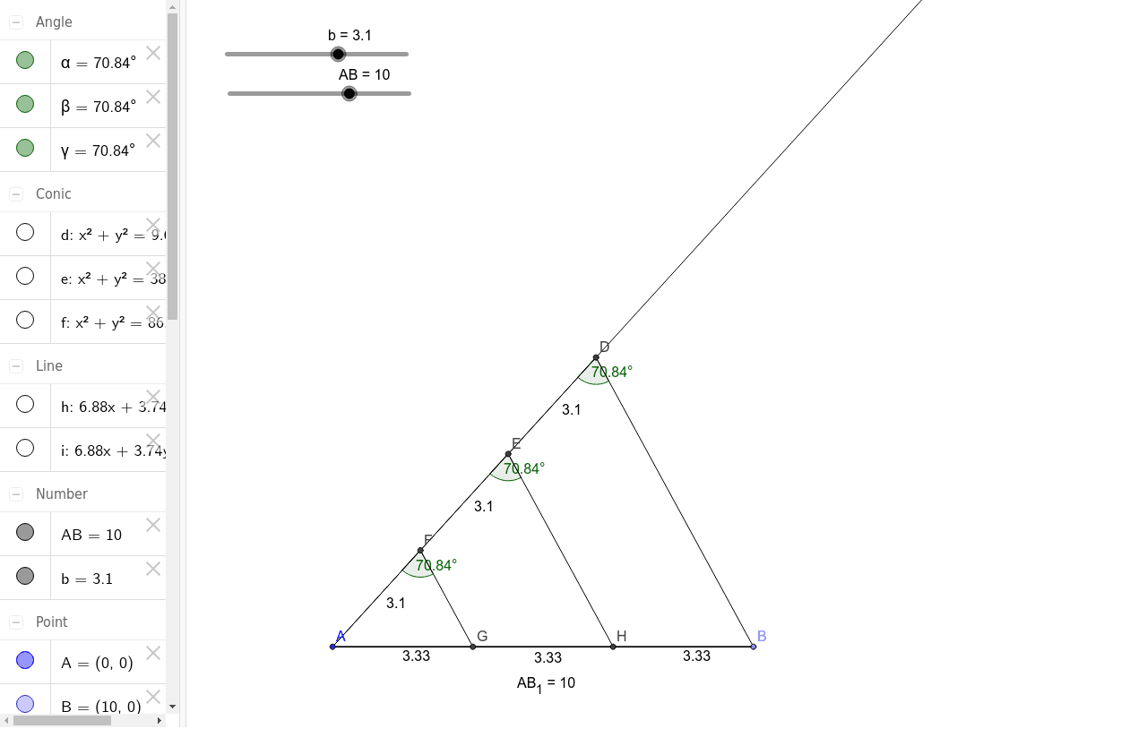 GeoGebra Applet