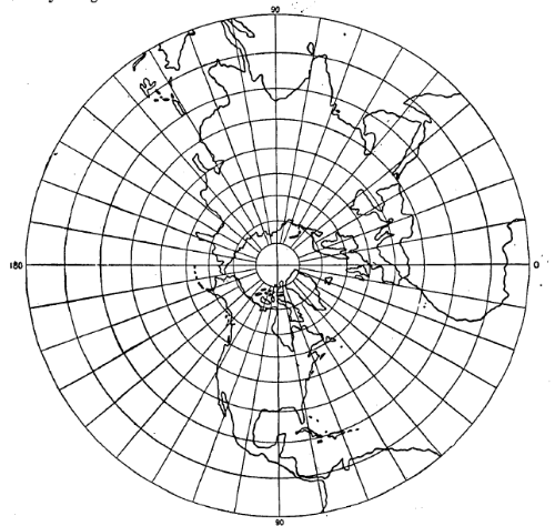 stereografische azimut projectie