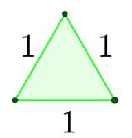 Tenim un triangle tal com aquest: 