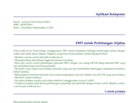 PENGGUNAAN EMT DENGAN MATERI MATEMATIKA