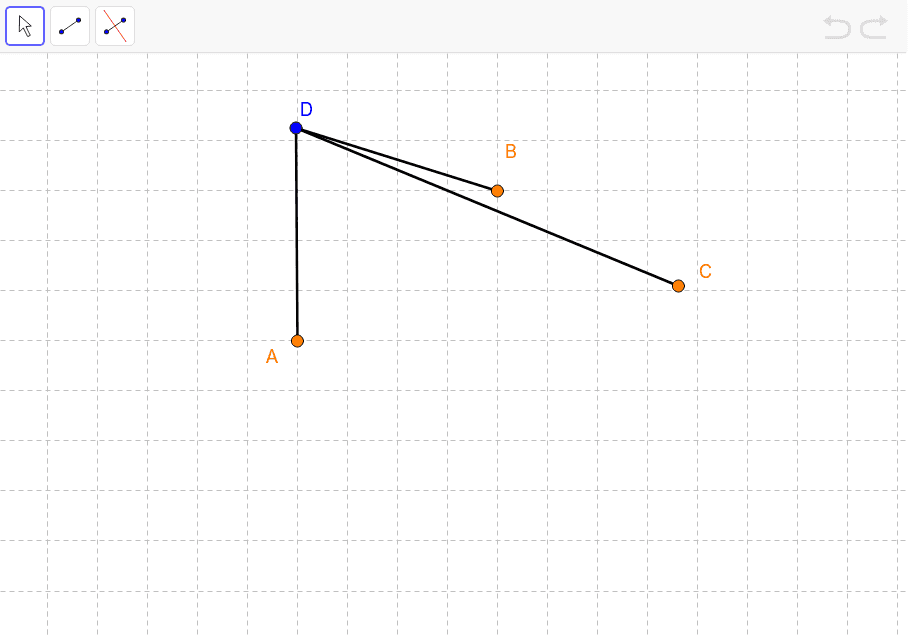 Equal Distances from 3 points – GeoGebra