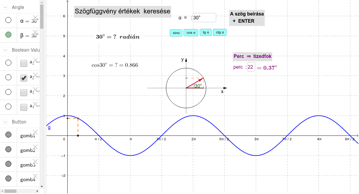 GeoGebra Applet