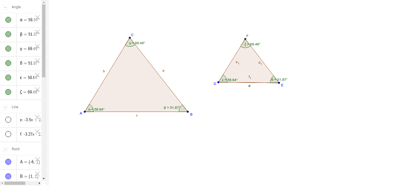 GeoGebra Applet