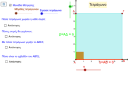 Εμβαδά επιπέδων σχημάτων - Β1.3 Β' Γυμνασίου