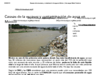 Causas de la escasez y contaminación de agua en México.pdf