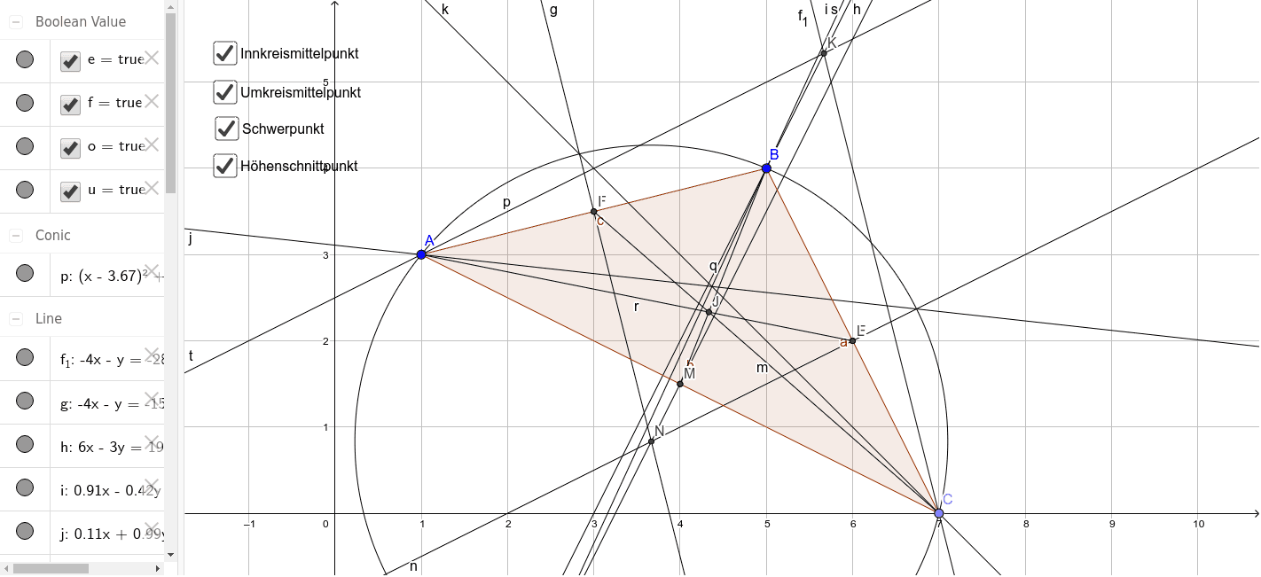 GeoGebra Applet