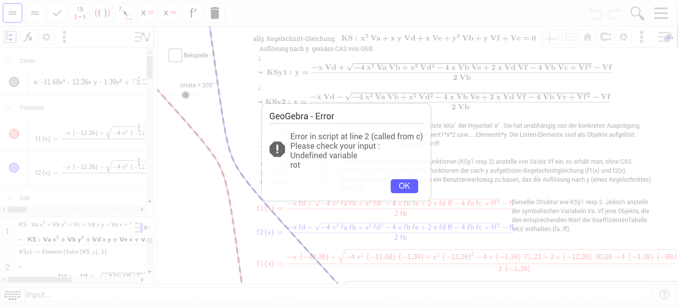 GeoGebra Applet