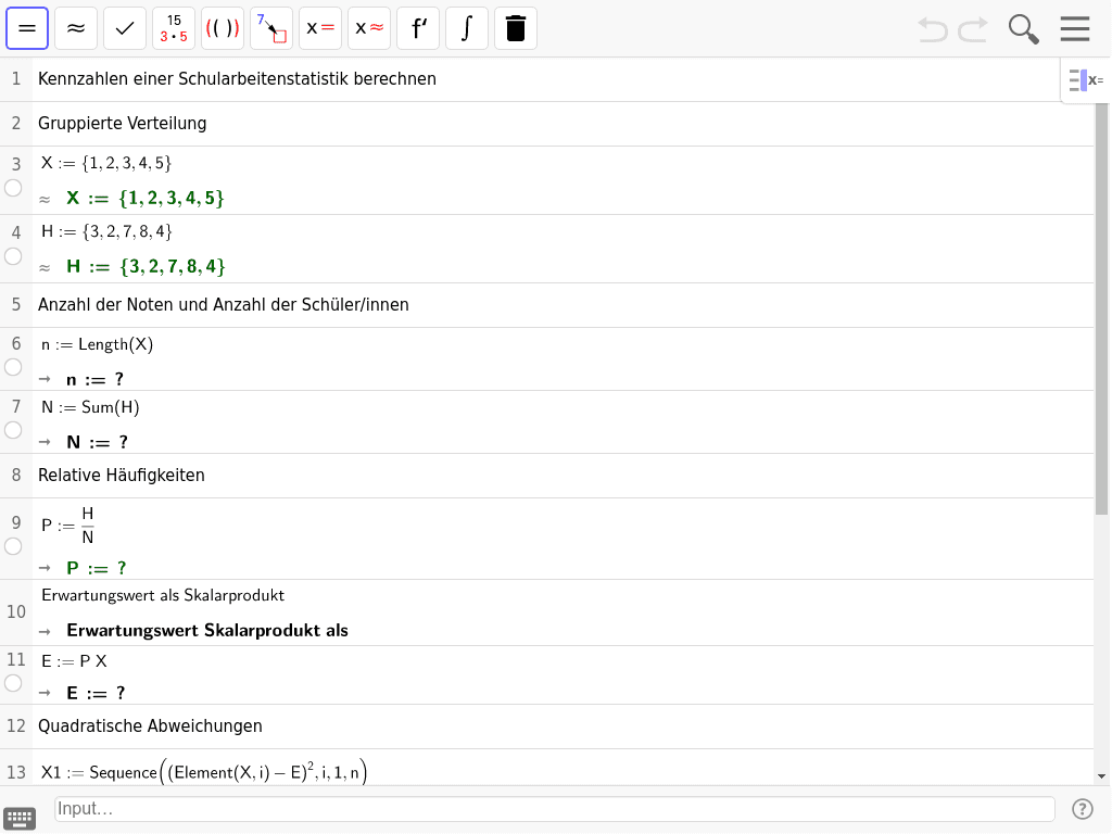 GeoGebra Applet
