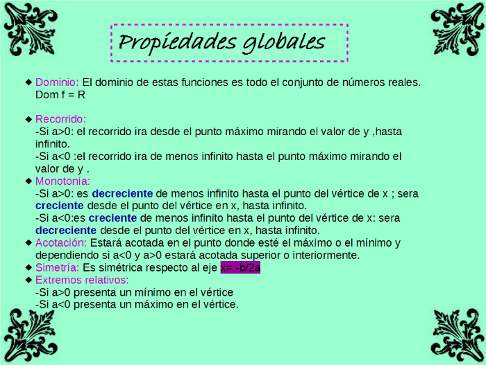 Propiedades globales 