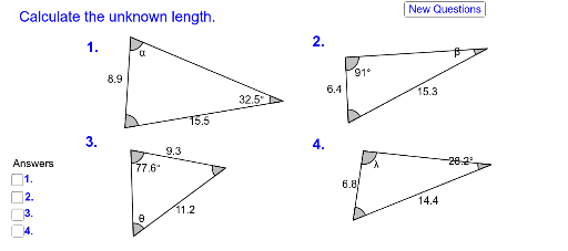 Sine rule calculator discount