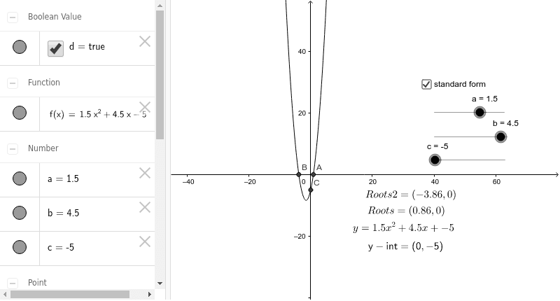 GeoGebra Applet