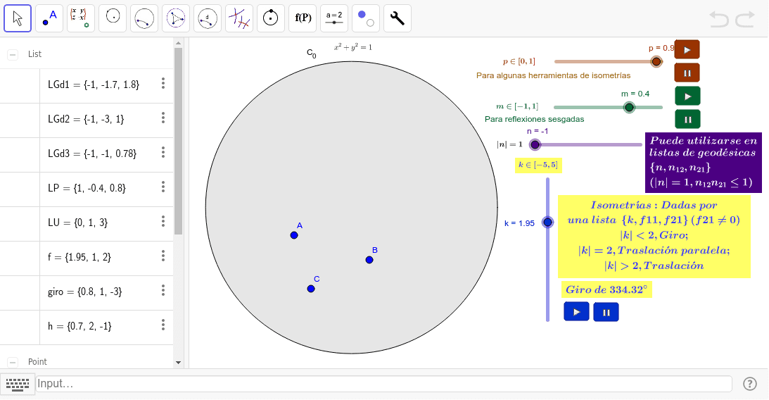 GeoGebra Applet