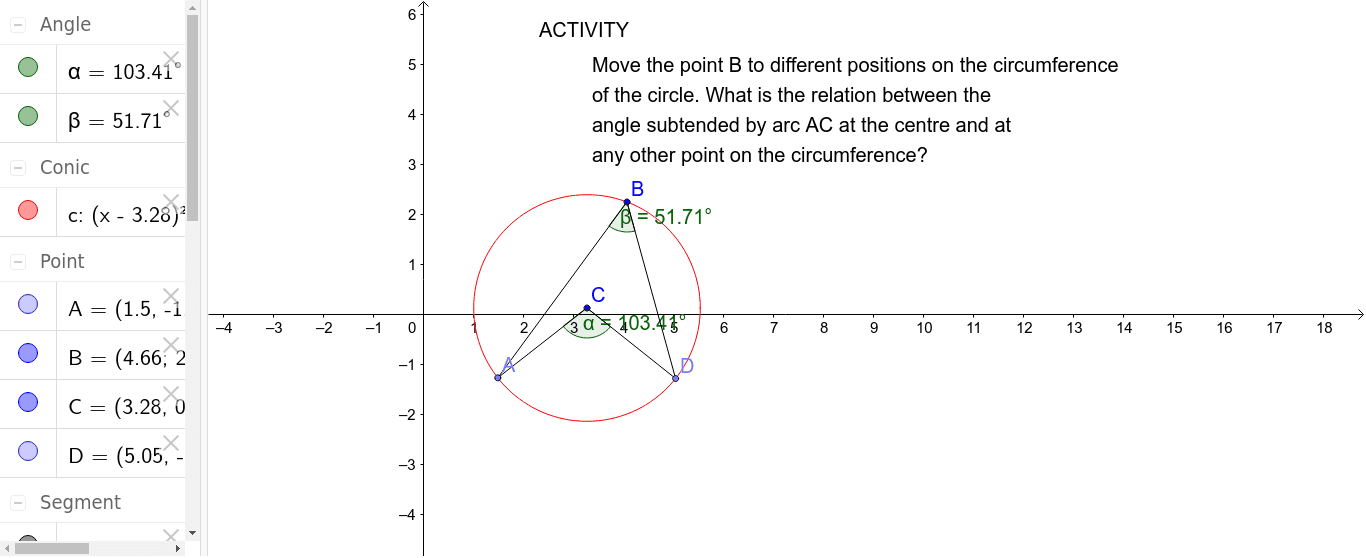 GeoGebra Applet