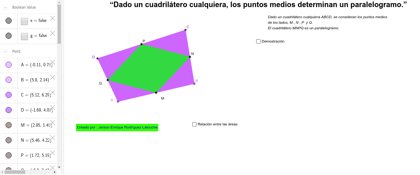 GeoGebra Applet