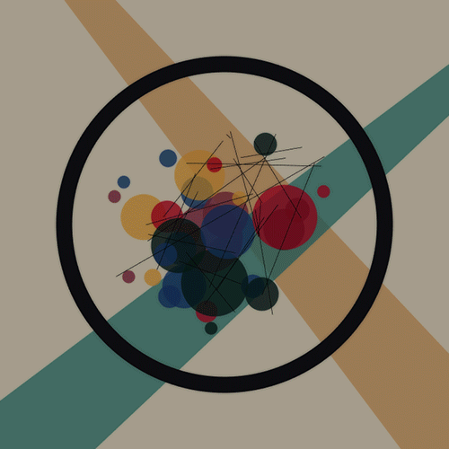Circles in circles (1923) by Kandinski