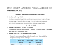 KUNCI JAWABAN LKPD SISTEM PERSAMAAN LINEAR DUA VARIABEL.pdf