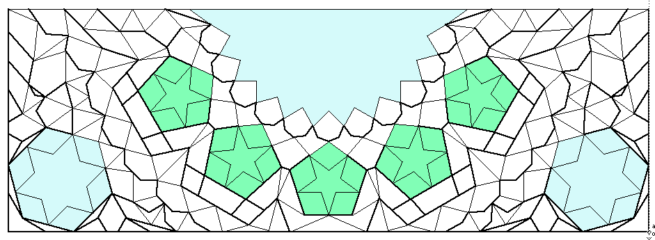 grondplan muqarna in [url=https://www.geogebra.org/m/u3d8sx2h#material/ub37prgd]Samarkand- Gur Emir mausoleum[/url] (begin 15e eeuw) 
tekening: Shiro Takahashi