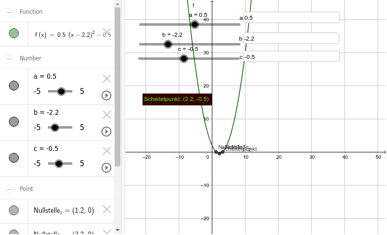 GeoGebra Applet