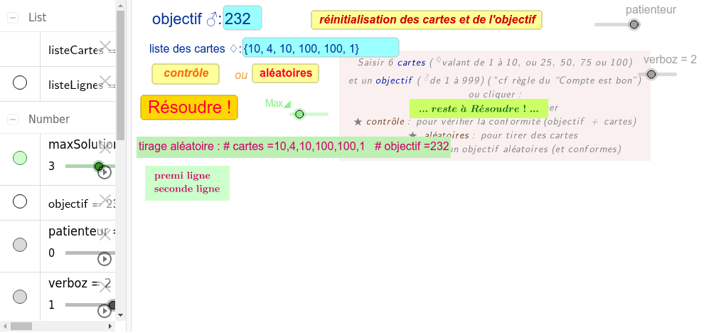 GeoGebra Applet