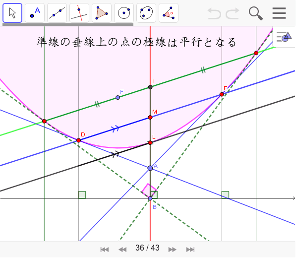 平行線 数学。三角形と平行線の線分の比。
