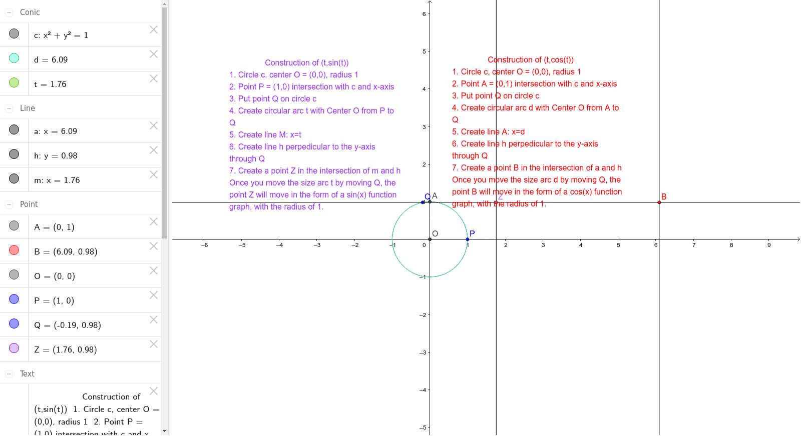 GeoGebra Applet