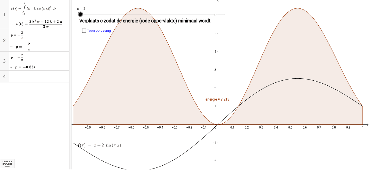 GeoGebra Applet
