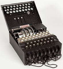 Un model de màquina Enigma