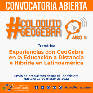 Coloquio GeoGebra 2022