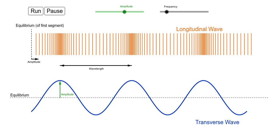 Longitudinal And Transverse Wave Basics Geogebra