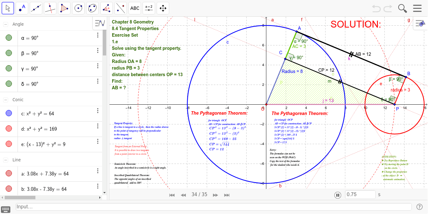 GeoGebra Applet