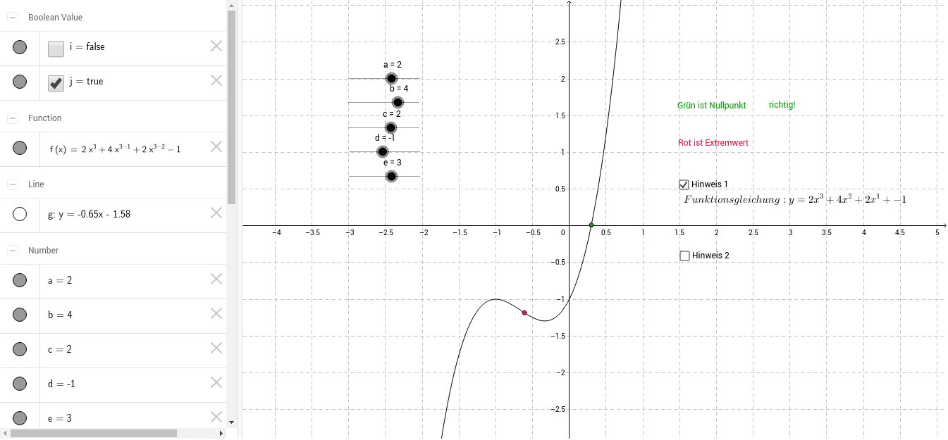 GeoGebra Applet