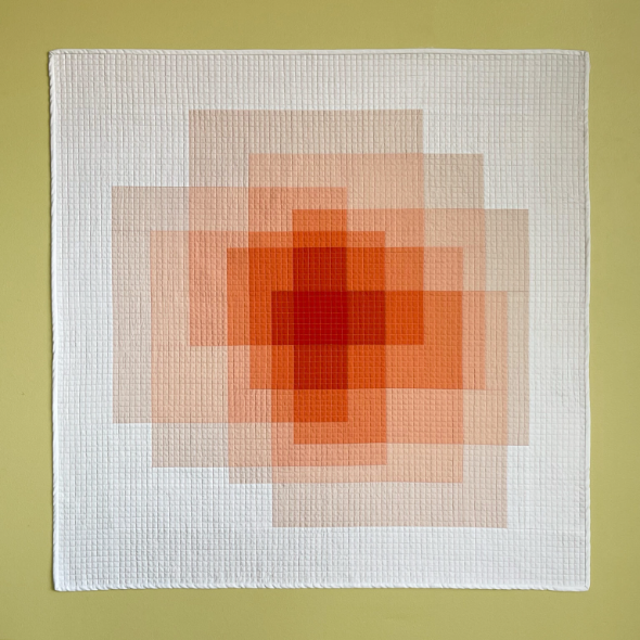 Square Bloom,  quilt by Jo Wollschlaeger