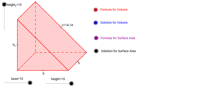 area and volume of triangular prism area and volume of triangular prism