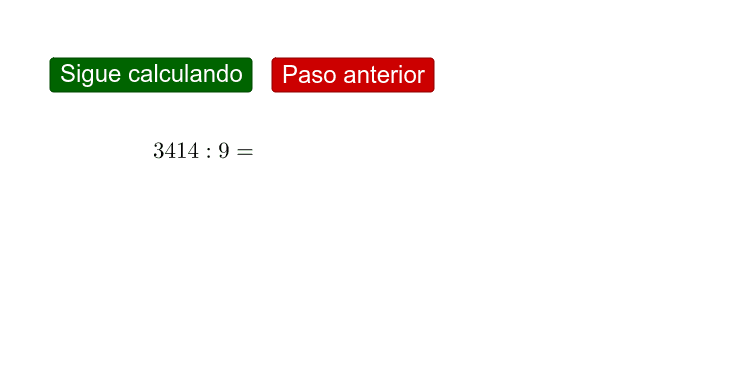 División con residuo – GeoGebra