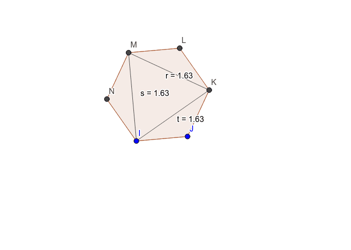 B3. 506. Regular Hexagon and Equilateral Triangle GeoGebra